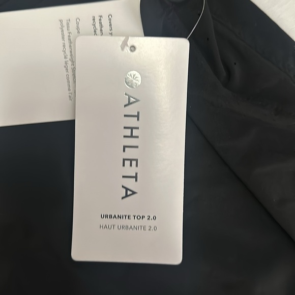 3/$150 NWT Athleta urbanite top 2.0 black small tall - Picture 8 of 14